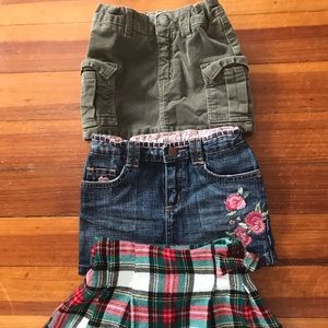 Lot of 3 skirts - GAP, H&M,Carters
